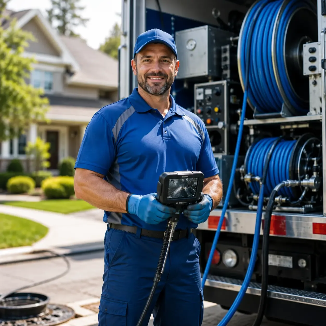 Local outdoor drain cleaning specialists in Edwardsburg, MI